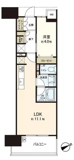 ザ・広島フロント【5階】の間取り
