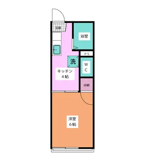 デライツ赤塚【1階】の間取り