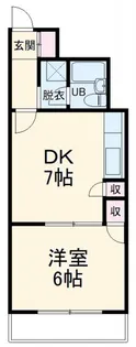 JUN仏子【2階】の間取り