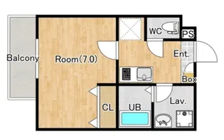 ジーメゾン我孫子ボヌール【1階】の間取り