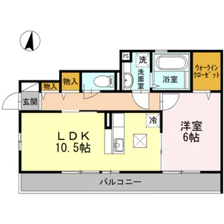 サンロイヤル III【1階】の間取り