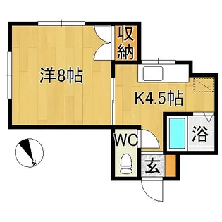 メゾンつつみ【2階】の間取り