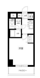メゾン・ド・ヴィレ日本橋浜町【2階】の間取り