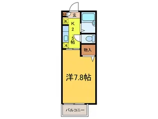 メゾンボヌールA【1階】の間取り