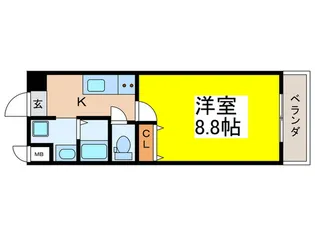 STパレス大阪福島【7階】の間取り