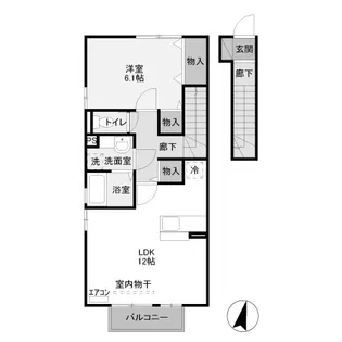 アンべリールの間取り