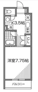 ラコリッタカラスヤマ【3階】の間取り