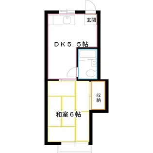 門脇荘(K-house)【2階】の間取り