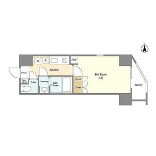 エムレジデンス両国森下【4階】の間取り