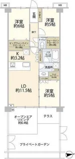 ヴェレーナグラン茅ヶ崎東海岸【1階】の間取り