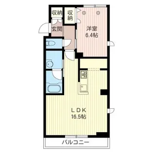 bonheur 板橋本町(ボヌール イタバシホンチョウ)【2階】の間取り