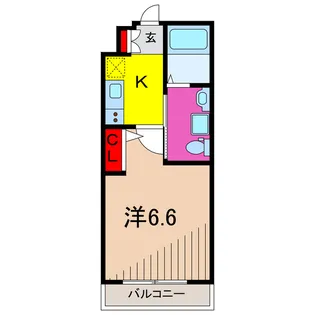 エストゥルース亀有【3階】の間取り