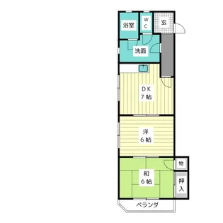 メゾン・ラメール【4階】の間取り