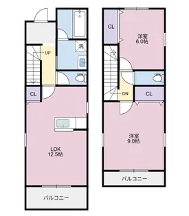 リブライフ勝瑞の間取り