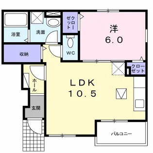K・T angeIII【1階】の間取り