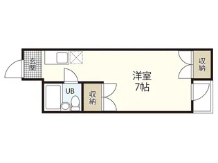 パラドール廿日市佐方【4階】の間取り
