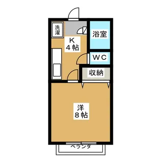 アミティハウス【1階】の間取り