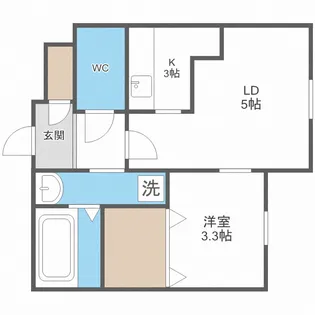 T-SQUAREI【3階】の間取り