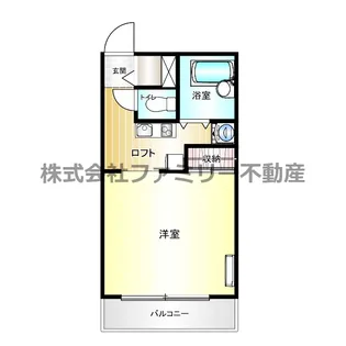 グレースコート24MK-J【2階】の間取り