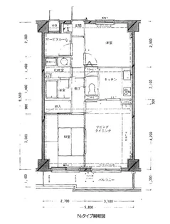 ダイアパレス茂原【2階】の間取り
