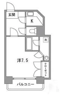 善隣会館【4階】の間取り