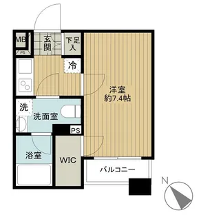 DUARES愛宕虎ノ門【9階】の間取り