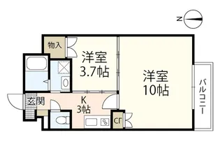 Marionette IX【4階】の間取り