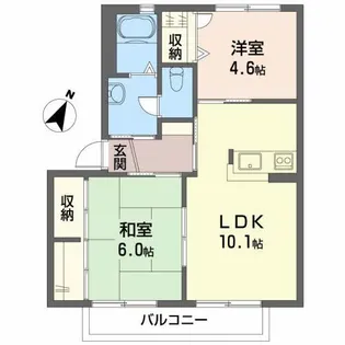 ルミエール【1階】の間取り