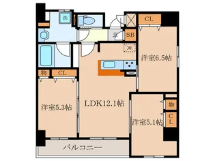 アールズコート御所南【2階】の間取り