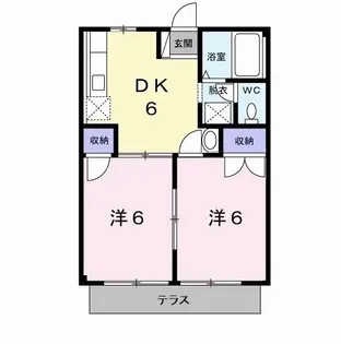 ラフォーレ【1階】の間取り