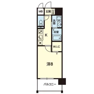 ライズ光の森【2階】の間取り