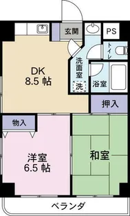 メゾンシンドー【6階】の間取り