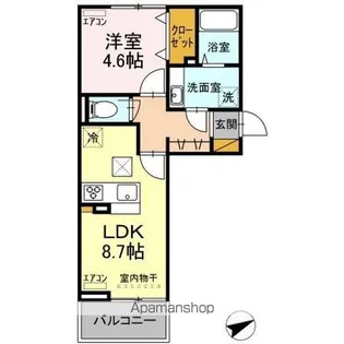 アイリス【1階】の間取り