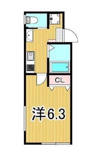 アズール東尾久【1階】の間取り