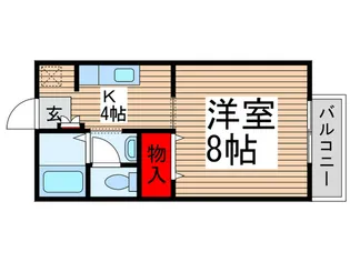 グランディ-ル篠篭田【2階】の間取り