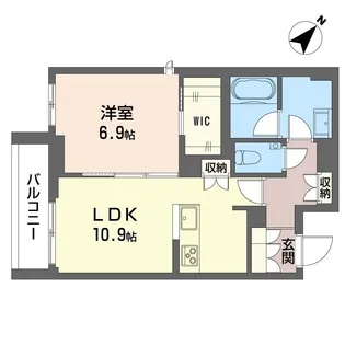 フォス 渋谷笹塚【3階】の間取り