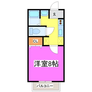 グリーンエージ【1階】の間取り