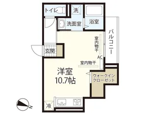 サンマルク E【3階】の間取り