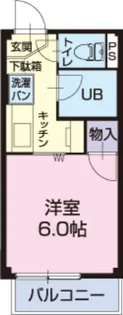 CORPOオリエンタル【2階】の間取り