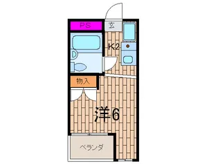 スカイコ-ト横浜大口第2【4階】の間取り