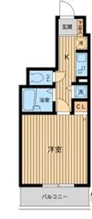 HF東神田レジデンス【4階】の間取り