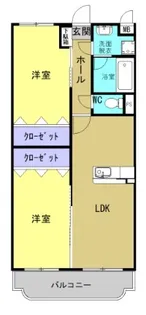 コンフォート I【2階】の間取り