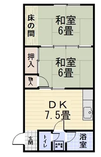 グリーンハイツ【2階】の間取り