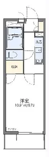 レオパレスプチパレK【3階】の間取り