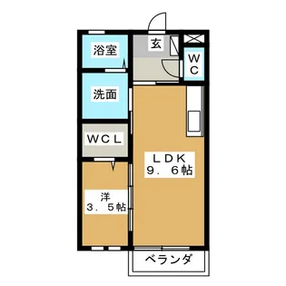 L‘Allure【2階】の間取り