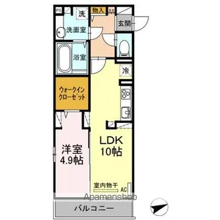 フロレゾン A棟【3階】の間取り