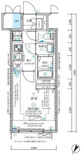 ディアレイシャス名古屋中村公園II【7階】の間取り