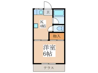 第2高陽コ-ポ【1階】の間取り