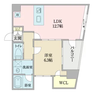 グーズベリー【4階】の間取り