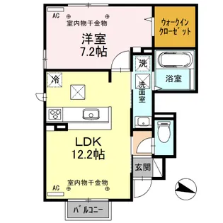 シェノン51【1階】の間取り